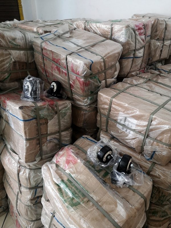 bulk shipments of caster wheels collected into a China prep center bulk shipments of caster wheels collected into our prep center in Yiwu China