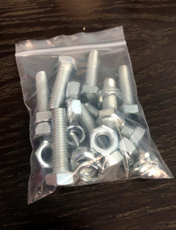 FBA repack set of screws Loose screw parts are packed into a poly bag in certain sets.