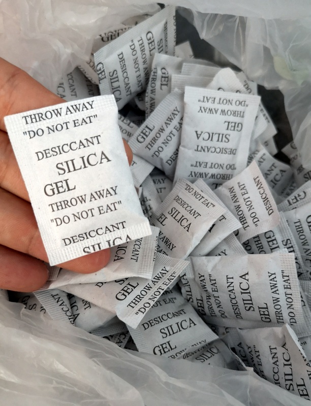 FBA repack with silica gel bags