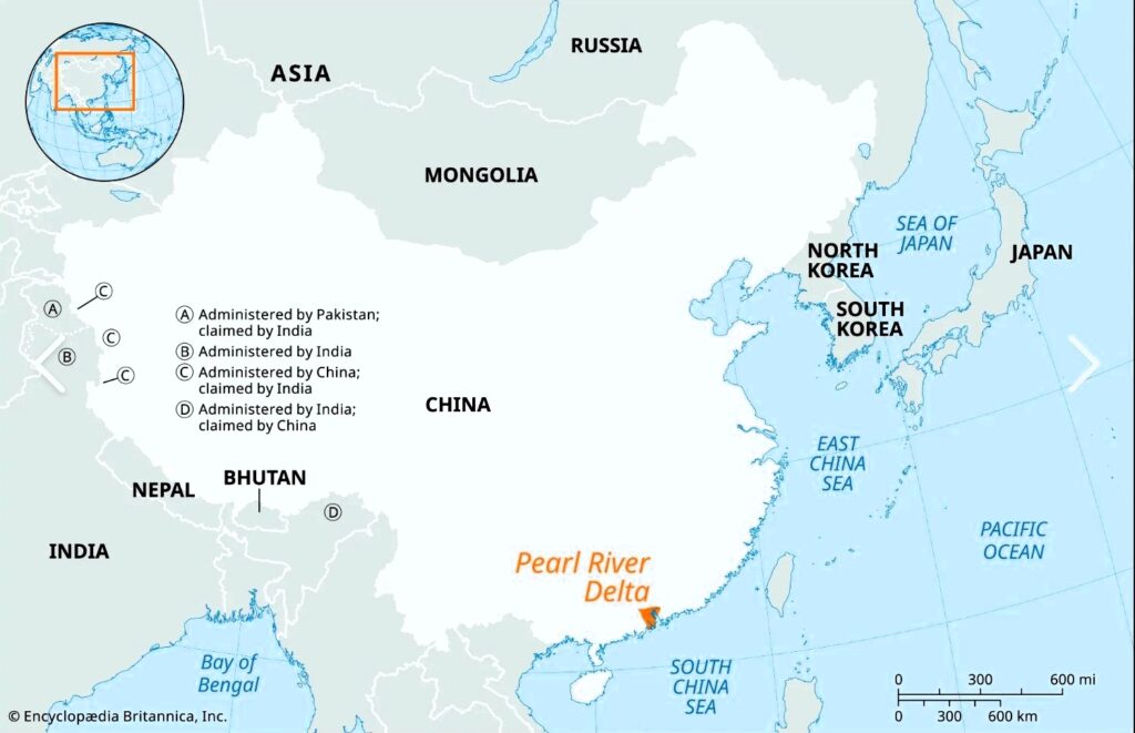 Pearl River Delta in China