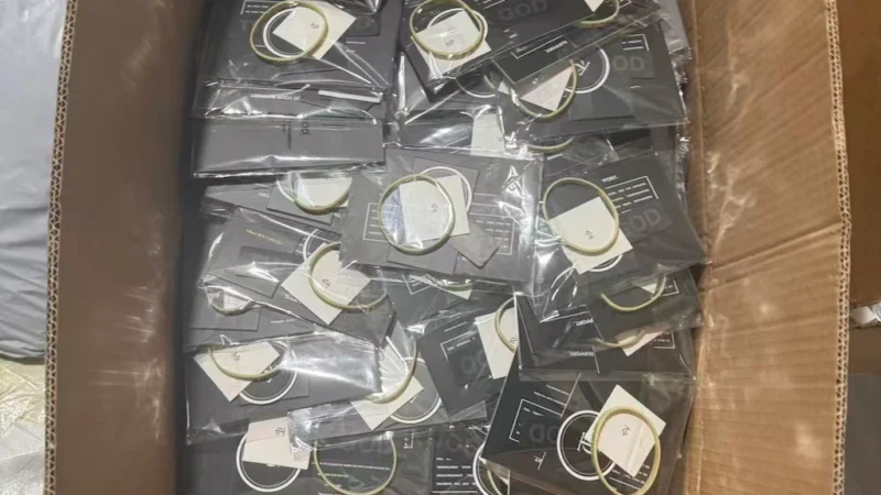 Product kits placed inside cartons before final arrangement